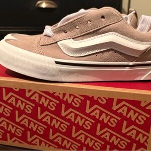 Vans Kids' Beige and White Sneakers